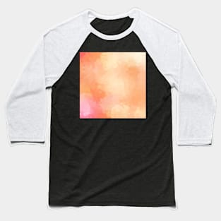 Peach Summer Abstract Painting Baseball T-Shirt